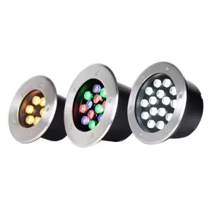 3W 6W 7W 9W 12W 15W LED Outdoor Ground Garden Floor RGB Underground Buried Lamp Spot Landscape Light AC 85 265V IP67