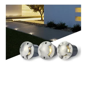 3W 6W 8W 12W 15W LED Inground Lamp One Two Four-Side Step Underground Light Outdoor Waterproof Floor Lighting