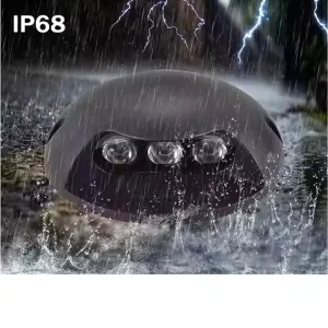 3W 6W IP68 Waterproof Underground Deck Lamp Outdoor Round Garden Lawn Path Light LED Inground Light