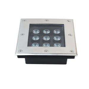 3W 9W 16W 24W 36W Square Commercial Outdoor Uplighter Underground Lamp IP65 AC85-265V Ground Light for Lands