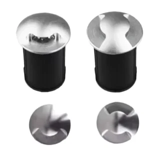3W LED Buried IP65 AC85-260V DC24V Outdoor Recessed Aluminum Deck & Sidewalk Light 1/2 Side