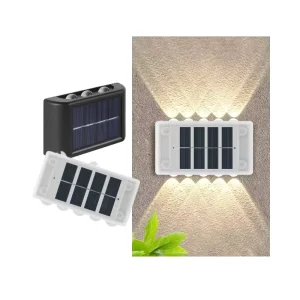 4/6 LED Solar Wall Lights IP65 Waterproof Outdoor Decoration Garden Security Light Parking Lot