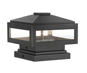 4-Inch Bronze Aluminum Hardwired Integrated LED Low Voltage Weather Resistant Outdoor Pillar Lights IP65 Rating 5-Year Warranty