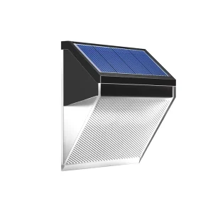 4 LED Solar Step Fence Light for Outdoor Garden Ambient Lighting, Warm White/cool White/rgb Color 10 Plastic 80 Luces Solares