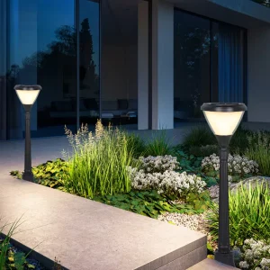 4.5W 5V Outdoor LED Solar Garden Lights Street Lawn Road Patio Post Light Energy Saving 1m 1.6m 2m IP65 Waterproof