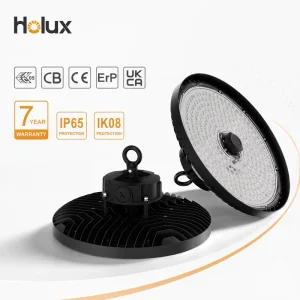4000K Single CCT IP65 IK08 5050 LED 200 lm Per W PC Lens 120W 150W 200W Warehouse UFO LED High Bay Light