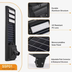 400W Solar Two Lane Road Light EN13201 ME Class IP65 IK08 LiFePO4 SMD5050 Aluminum OEM