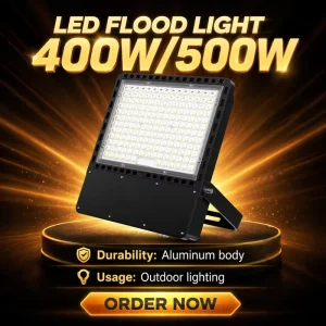 400w Outdoor Led Flood Light 150lm/w IP66 Waterproof 100-277v Stadium Lights Street Road Landscape Lighting