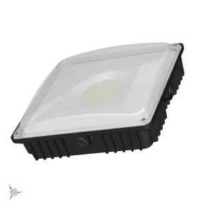40W/60W/80W IP65 LED Canopy Light for Gas and Petrol Stations, Wide-Beam Dimmable