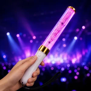 433MHz DMX Control Synchronized Flashing Fan Engagement Stage Performance Audience Response OEM ODM RGB Glowing Stick