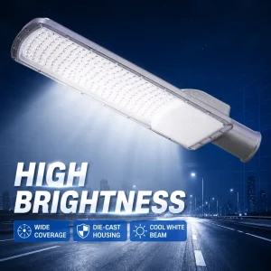 -45 to 50 Degree Centigrade Normally Work Die Casting Aluminum 0-100% Dimming LED Street Light for Public Road Parking Lot
