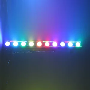 450W Pixel Control LED Bar Light 10*50W RGBW with 196 Backlight LEDs IP66 Outdoor Stage Wall Washer Light