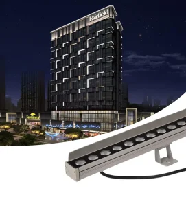 48W DMX Waterproof Architectural Column Wall Washer Light Outdoor