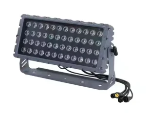 48x10W RGBW 4-in-1 IP65 LED Outdoor Wall Washer Stage Flood Light with DMX Control and CRI 90