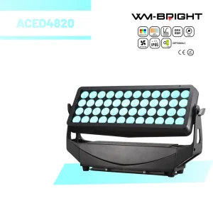 48x20W LED RGBACL DMX512 IP65 Aluminum Beam Wall Washer Stage Lights E27 Ra90 DJ Disco Concert Outdoor