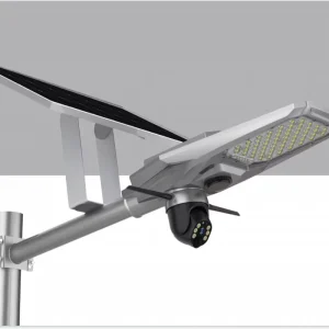 4G WiFi Solar Street Light with Security Camera 4MP CCTV IP65 Waterproof High Lumen Outdoor Lamp for Roads Garden Parking