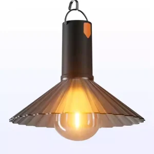 4Pcs Portable Waterproof Rechargeable LED Camping Lamps Hanging Lantern with Stepless Dimming Feature for Outdoor Use