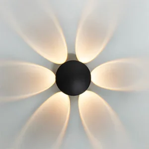 4W 6W 8W Flower Wall Lamp New Led Wall Sconce Modern Minimalist Outdoor American Living Room Moisture-proof Waterproof Wall Lamp
