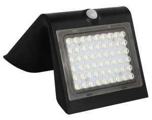 4W IP65 Waterproof LED Solar Wall Light Outdoor with PIR Motion Sensor and Remote Control for Garden Yard Path Security Lighting
