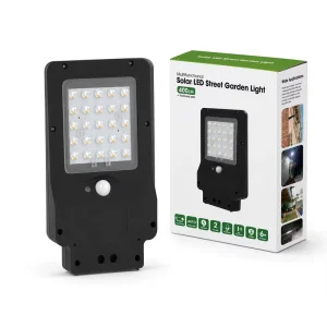 4W Solar Street Lamp with Dusk to Dawn Sensor Dual Mode IP65 Outdoor Security Lighting