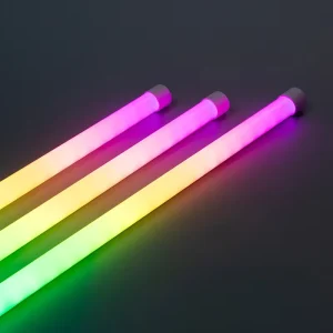 4ft Smart Dimmable RGB LED Tube Light, IP65 Waterproof T8 LED Bar for Outdoor, Club House and Game Lighting