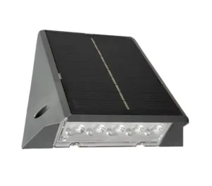 5 Led Solar Wall Light Floodlights Ip65 Waterproof Suitable Courtyards Sign Plaques and Other Outdoor Lighting Applications
