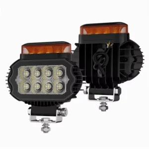 5.5 Inch High Brightness LED Warning Light 6400 Lumens Multi Mode Strobe Flood 9 36V for Forklift Offroad Vehicles