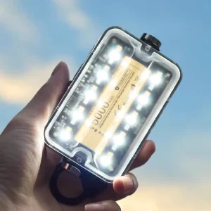 5000mAh USB C Rechargeable LED Camping Light 450LM Dimmable Double Sided Work Lantern IP54 Waterproof for Outdoor Emergency