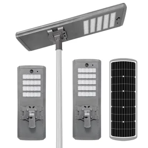 500W Integrated Solar Street Light All in One Outdoor Waterproof Industrial LED Roadway Security Lamp
