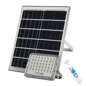 50W IP66 LED Stadium Green Waterproof Outdoor Garden High Power Solar Flood Light with 120 Beam Angle