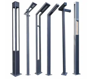 50W LED Garden Lamp Vintage Outdoor Landscape Pillar Light IP65 Waterproof Yard Pathway Lighting