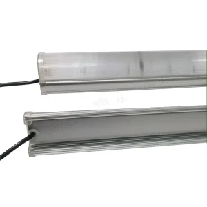 50mm*45mm IP68 Guardrail Tube Milky White Transparent Cover RGB Pixel LED Wall Washers for Building Facade Outdoor Lights