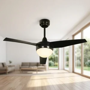 52 Inch Modern Industrial Ceiling Fan with Light and Remote
