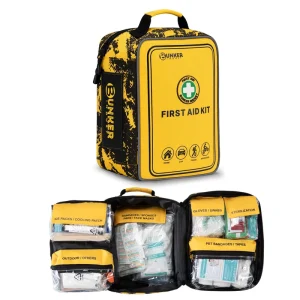 520 Pcs First Aid Kit for Outdoor Camping Survival IFAK Medical Kit 1000D Polyester Emergency Bag Reflective Strip
