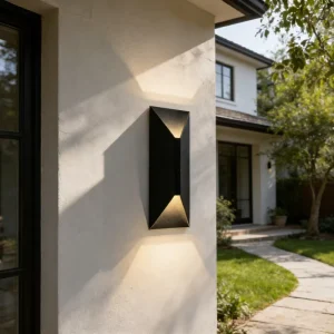 5CCT Modern Outdoor Aluminum Alloy Wall Sconce IP65 Waterproof