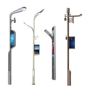 5G Wifi Camera Smart City Smart Pole Light Smart Urban Lighting with Vehicle Intelligent Lighting System
