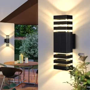 5W 10W Modern Simple Creative Outdoor Waterproof Wall Lamp LED Courtyard Lamps Gate Lamp Terrace Balcony Garden Wall Light