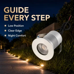 5W 15° 24° COB LED Underground Light Round Flush Mount Uplighter for Resort Hotel Terrace Poolside Outdoor Landscape Decoration