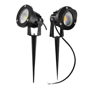5W LED Adjustable Garden Spike Spotlight for Projected Courtyard Outdoor Landscape Lights IP65 Waterproof Lawn Light