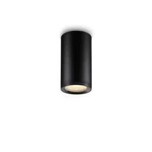 5W LED Surface-Mount Aluminum Black Waterproof Outdoor Ceiling Light