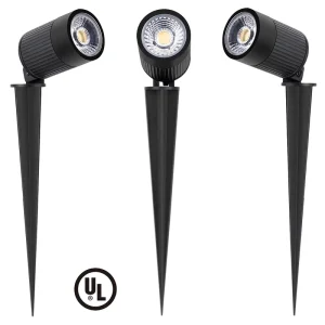 5W Outdoor Spotlight LED Landscape Lights 12V 24V Garden Lights with Spike Stand for Yard Lawn Pathway Driveway