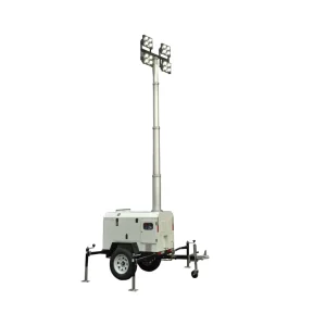 5kW Diesel-Powered LED Lighting Tower with 9m Pneumatic Telescopic Mast