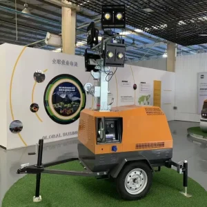 5m 7m 9m Elevating LED Light Tower with Generator CE Certified for Outdoor Projects