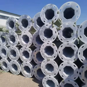 6-12M Octagonal Powder-Coated Street Light Pole for Outdoor Municipal Road Lighting