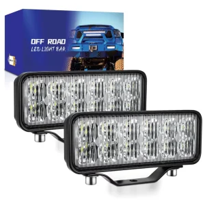6 Inch Round LED Work Light Spot Flood Combo Beam Heavy Duty Lamp for Agricultural Machinery Tractor Truck ATV UTV 4×4 Offroad