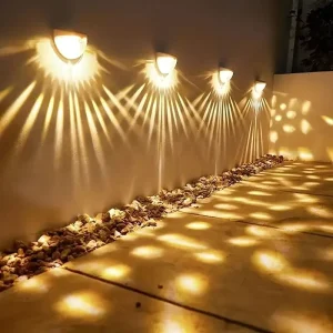 6 LED Decorative Solar Light Solar Decorative Garden Lights Solar Garden Lawn Lamp Garden Outdoor Solar Stair Light