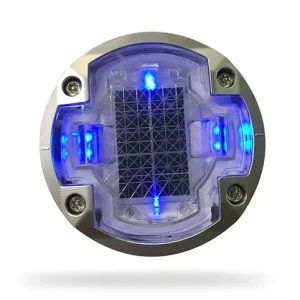 6 Screw IL300 Aluminum Pavement Marker Light Underground Solar Road Stud With LED Light Traffic Safety Warning Light for Roadway