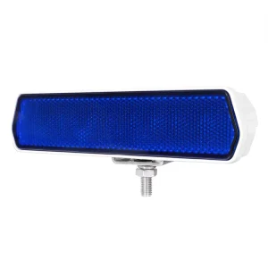 6.4 Inch Blue Color Wide Flood Light Diffused Beam White Housing Led Light Bars for Offroad Car Pickup Trucks