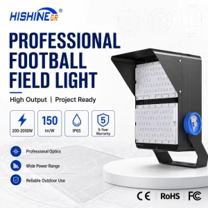 600W 250W LED Flood Light High Mast for Football Stadium and Hockey Rink Outdoor Sports Lighting