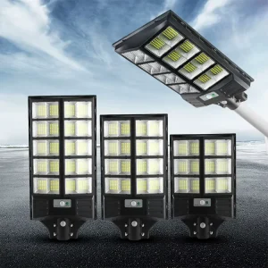 600W 800W 1000W IP65 Outdoor Waterproof Public Post Lamp Solar Street Light